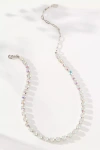 Elizabeth Cole Shardelia Crystal Necklace In Yellow