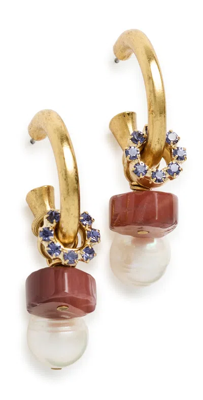 Elizabeth Cole Tessie Earrings Pink