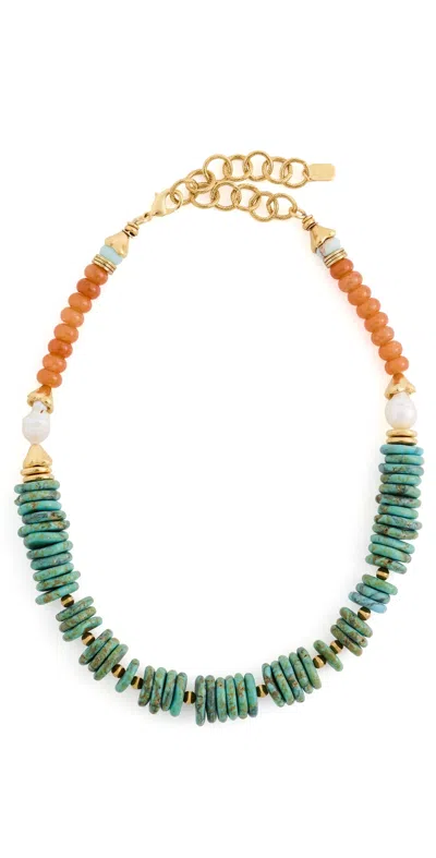 Elizabeth Cole Tracey Necklace Turquoise