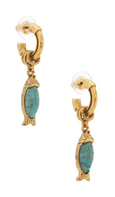 Elizabeth Cole Turiel Earrings In Orange