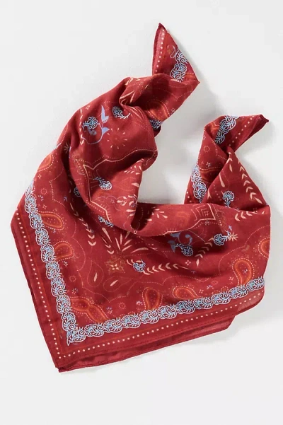 Elizabeth Gillett Embroidered Headband In Purple