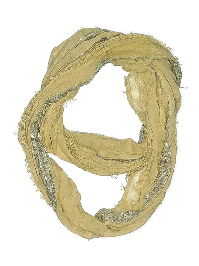 Pre-owned Elizabeth Gillett Nyc Scarf In Brown