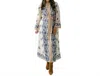 Elizabeth James The Label Bell Sleeve Tess Handkerchief Dress In Ivory In Multi