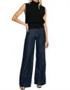 Elizabeth James The Label Cheyenne Sweater Vest In Black In Black