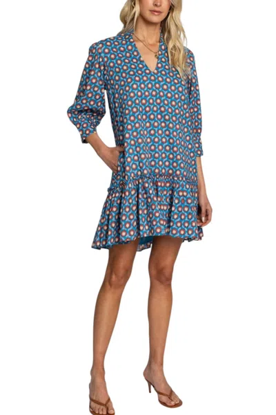 Elizabeth James The Label Chloe Dress In Lasso In Multi