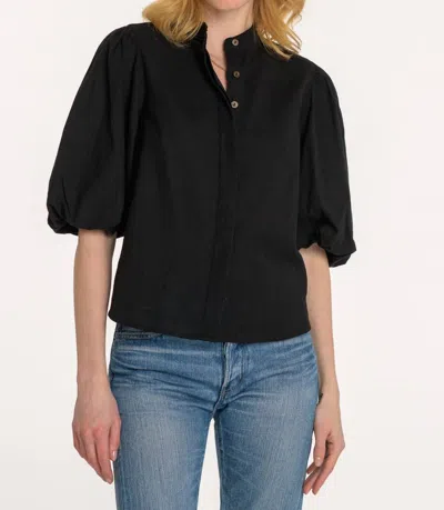 Elizabeth James The Label Edie Top In Black