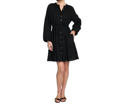 Elizabeth James The Label Emory Short Dress In Black