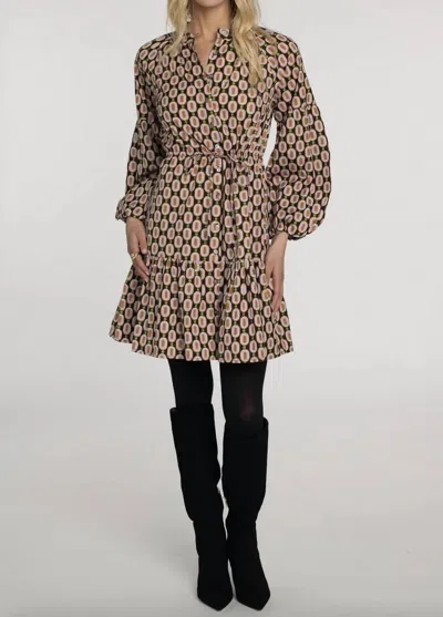 Elizabeth James The Label Emory Short Dress In Mini Link In Multi