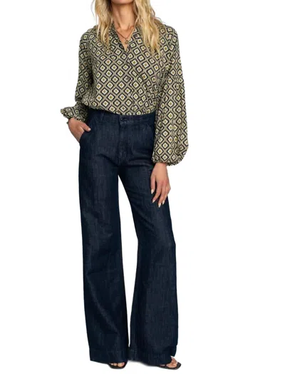 Elizabeth James The Label Emory Top In Patch In Multi