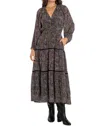 Elizabeth James The Label Hallie Dress In Paisley In Multi