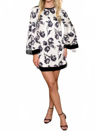 Elizabeth James The Label Juliette Dress In Snow Tulip In White