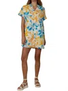 Elizabeth James The Label Lanie Dress In Sea Flower In Multi