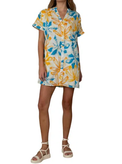 Elizabeth James The Label Lanie Dress In Sea Flower In Multi