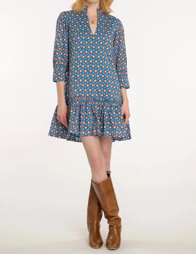 Elizabeth James The Label Lasso Chloe Dress In Blue