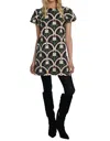 Elizabeth James The Label Louisa Dress In Deco Tulip In Multi