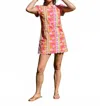 Elizabeth James The Label Louisa Dress In Rosebud Stripe In Multi