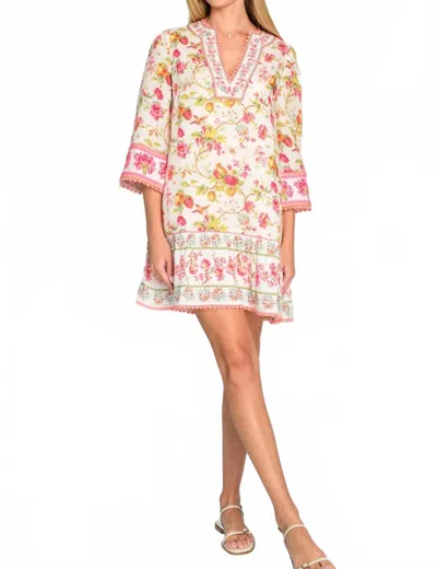Elizabeth James The Label Lucy Dress In English Gardens In Multi