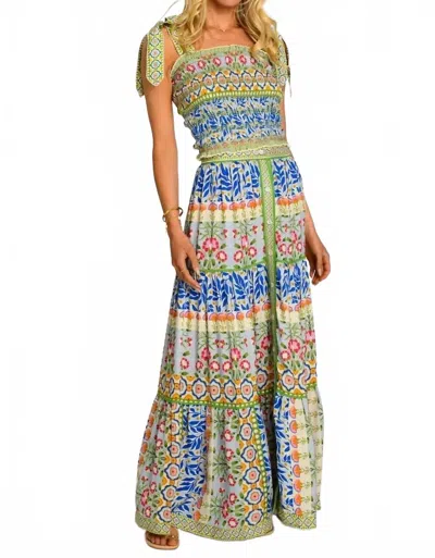 ELIZABETH JAMES THE LABEL MAE SKIRT IN SPRING MIX STRIPE