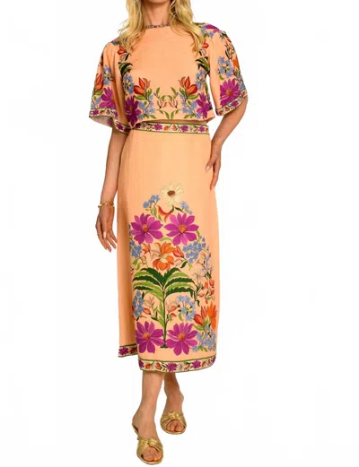 Elizabeth James The Label Paloma Top In Pink In Multi