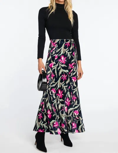 Elizabeth James The Label Serena Skirt In Iris In Multi