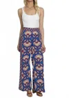 Elizabeth James The Label Sutton Pant In Sapphire Feather