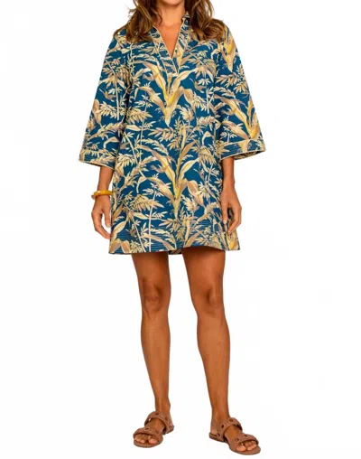 Elizabeth James The Label Taylor Mini Dress In Foliage In Multi