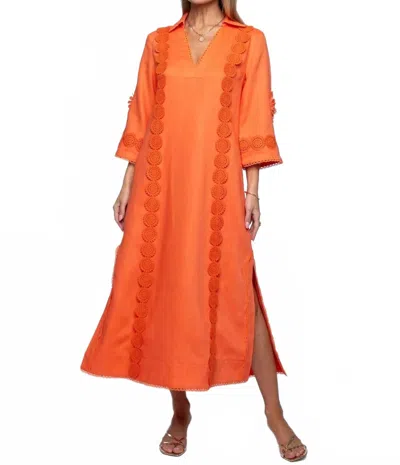 Elizabeth James The Label Women's Talia Dress In Sunkissed In Orange