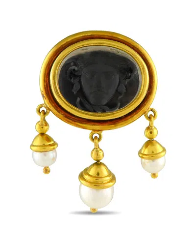 ELIZABETH LOCKE ELIZABETH LOCKE 18K PEARL BROOCH (AUTHENTIC PRE-LOVED)