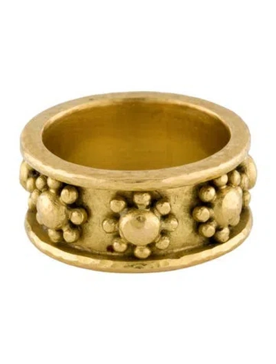 Pre-owned Elizabeth Locke 19k Daisy Band In Multi