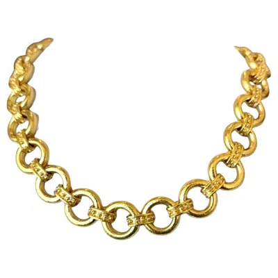 Pre-owned Elizabeth Locke 19k Yellow Gold Necklace