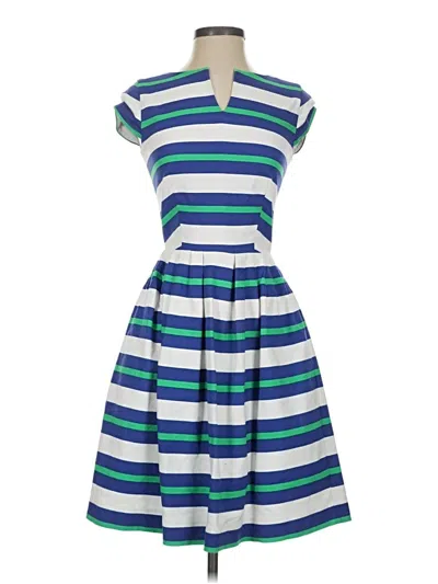 Pre-owned Elizabeth Mckay Casual Dress In Blue