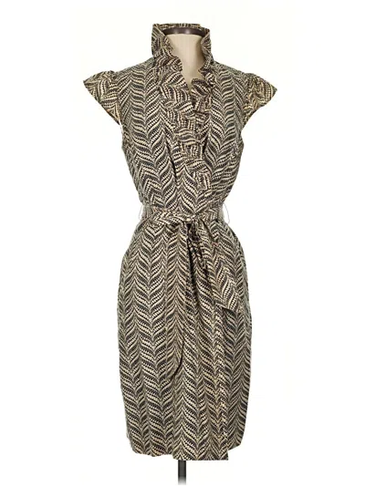 Pre-owned Elizabeth Mckay Casual Dress In Gray