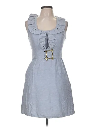 Pre-owned Elizabeth Mckay Casual Dress In Gray