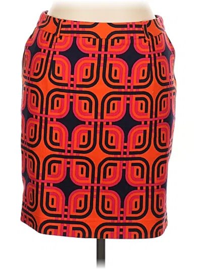 Pre-owned Elizabeth Mckay Casual Skirt In Orange