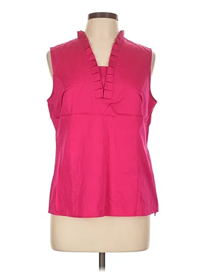 Pre-owned Elizabeth Mckay Sleeveless Blouse In Pink