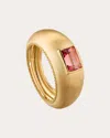 Elizabeth Moore Women's Infinity Pink Tourmaline & 18k Gold Bubble Ring In Gold