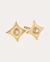 Elizabeth Moore Women's North Star Diamond & 18k Gold Stud Earrings In Gold