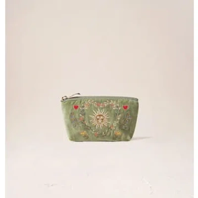 Elizabeth Scarlett Earth Goddess Coin Purse In Green