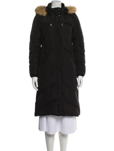 Pre-owned Elizabeth Sulcer X Miss Sixty Down Coat In Black