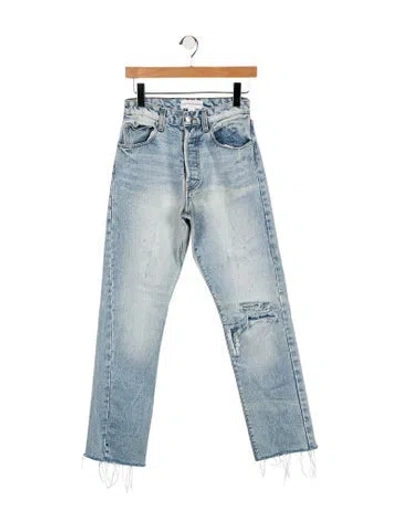 Pre-owned Elizabeth Sulcer X Miss Sixty High-rise Straight Leg Jeans In Blue