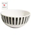 Elizabeth Sutton Home B&w Starburst Bowl With $8 Credit
