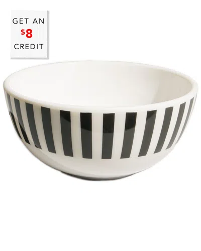 Elizabeth Sutton Home B&w Starburst Bowl With $8 Credit