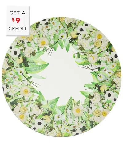 Elizabeth Sutton Home Bouquet Pura Vida Round Placemat With $9 Credit