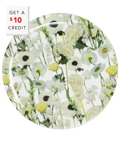 Elizabeth Sutton Home Floral Garden Dinner Plate With $10 Credit