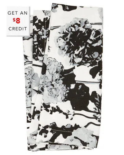 Elizabeth Sutton Home Floral Garden Faux Linen Napkin With $8 Credit