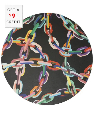 Elizabeth Sutton Home Large Chain Link Round Placemat With $9 Credit
