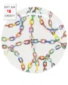 Elizabeth Sutton Home Large Chain Link Salad Plate With $8 Credit