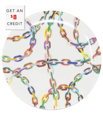 Elizabeth Sutton Home Large Chain Link Salad Plate With $8 Credit