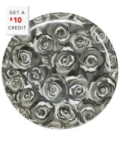 Elizabeth Sutton Home Roses Dinner Plate With $10 Credit