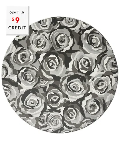 Elizabeth Sutton Home Roses Round Placemat With $9 Credit